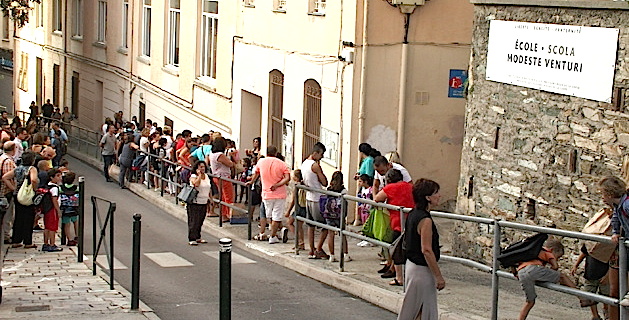 La rentrée scolaire à Bastia : Rapprochement entre les écoles Venturi et Gaudin