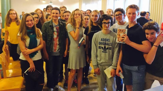 La classe de seconde 5 du lycée Fesch, première classe corse à participer au prix Goncourt des lycéens.