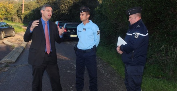 Jérôme Seguy, sous-préfet de Calvi était sur place aujourd'hui, aux côtés des gendarmes