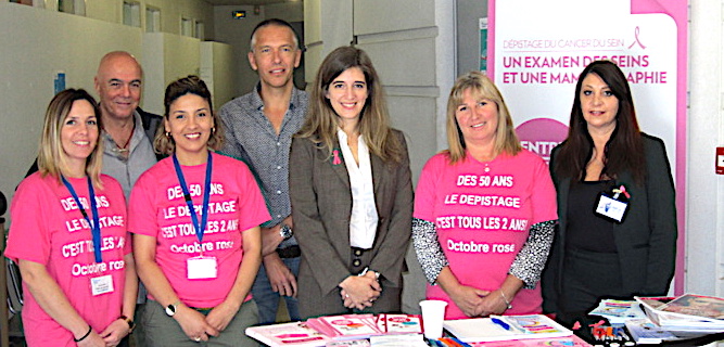 Journée porte ouverte « Octobre rose » dans les CPAM de Corse. 