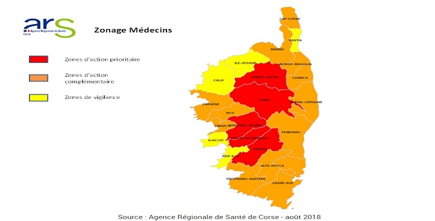 Le nouveau zonage des médecins libéraux en Corse : Renforcer l'accès territorial aux soins