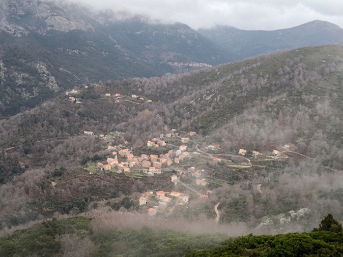 La photo du jour : Marignana dans le froid de l'hiver