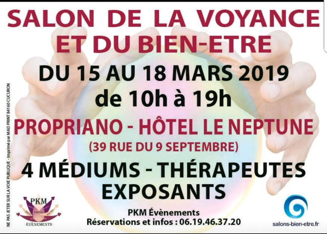 Propriano : Un salon de la voyance et du bien être du 15 au 18 mars 