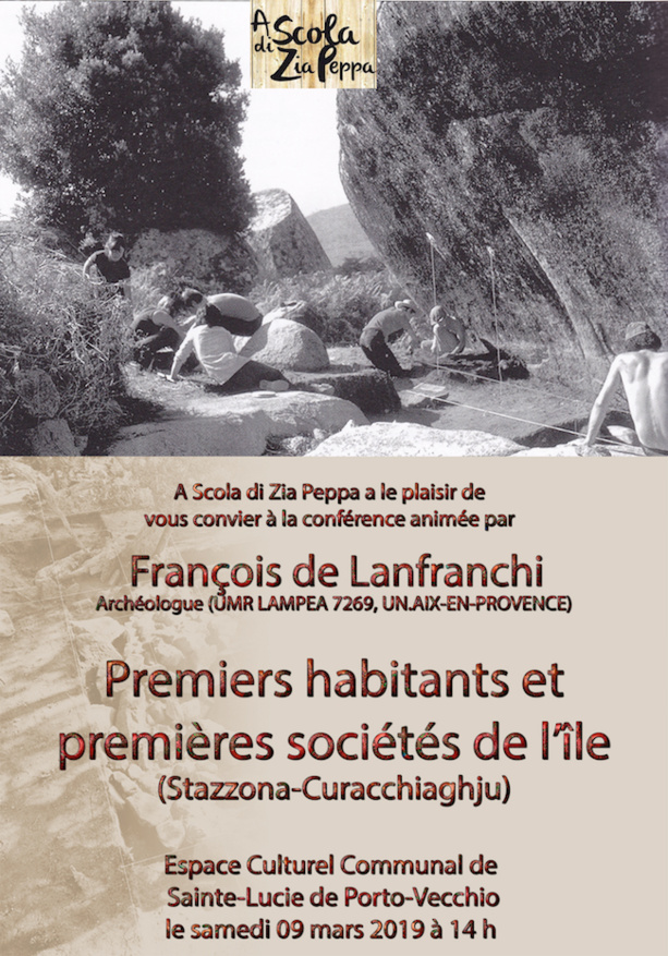 L'archeologue Francois de Lanfranchi en conférence ce 9 mars à Santa Lucia de Porto-Vecchio