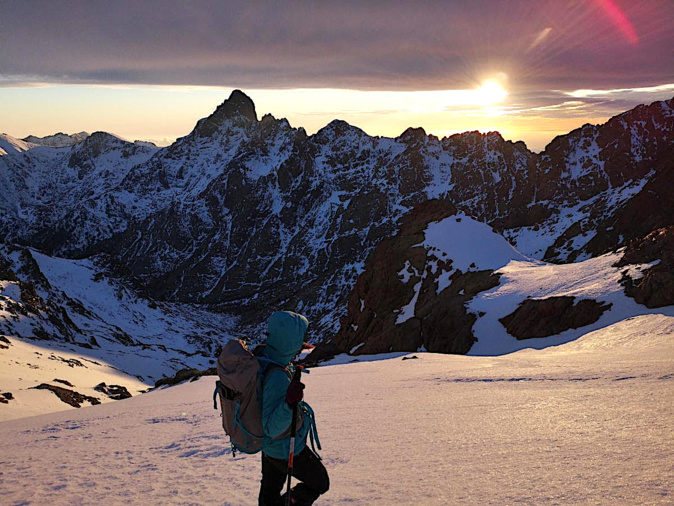 La photo du jour : Coucher de soleil sur Bocca Crucetta