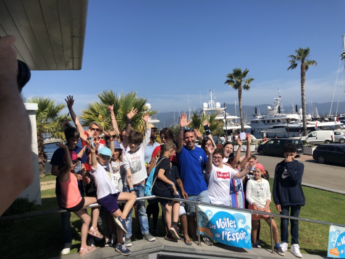 Les voiles de l’espoir prennent le large d’Ajaccio