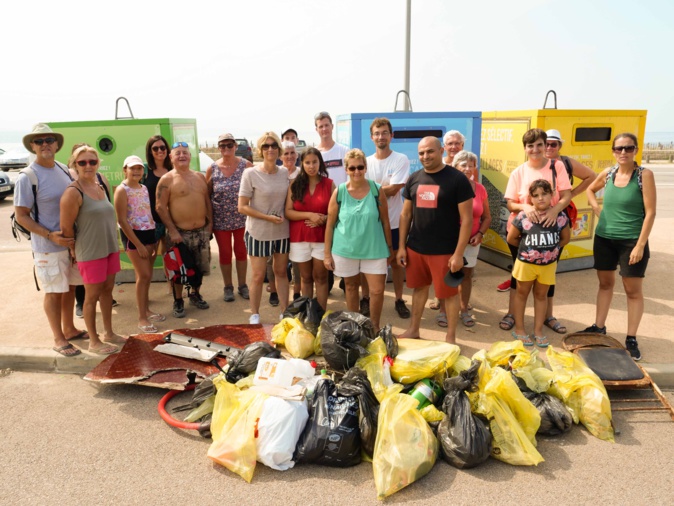 Ajaccio  : L'initiative citoyenne de Corsica Clean Nature  pour la propreté de la plage du Ricanto