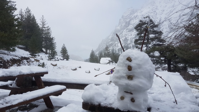 La photo du jour : E Grotelle sous la neige