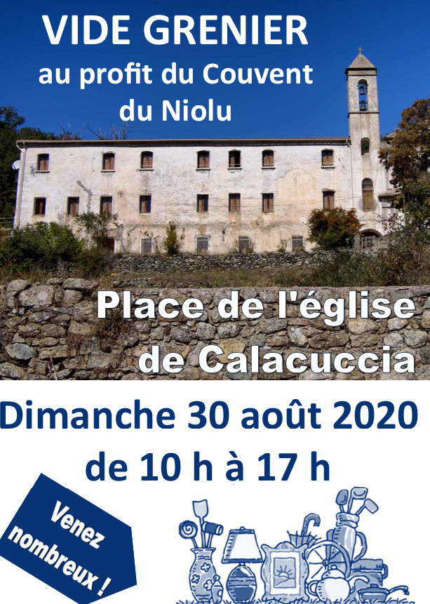 Calacuccia : vide-grenier au profit du couvent du Niolu