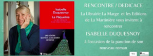 Ajaccio : Isabelle Duquesnoy presente "La Paqueline" ce samedi à librairie La Marge