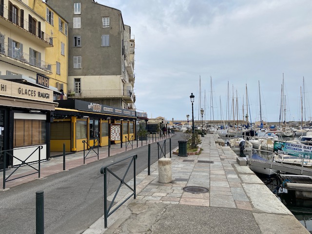 Le premier jour du confinement à Bastia, 17 mars 2020