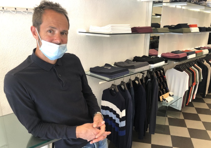 Guillaume Prieto, le propriétaire de la boutique pour hommes Spontini, se dit quant à lui "désabusé". Photo : Michel Luccioni