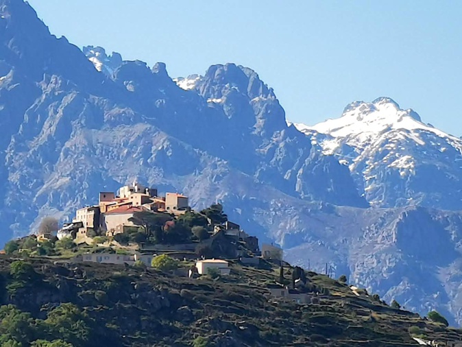 La photo du jour : le nid d'aigle de Sant'Antuninu