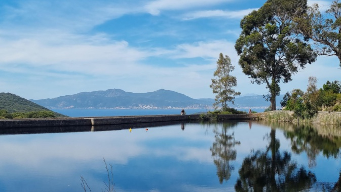 La photo du jour : la baie d'Ajaccio vu depuis le barrage de Coti