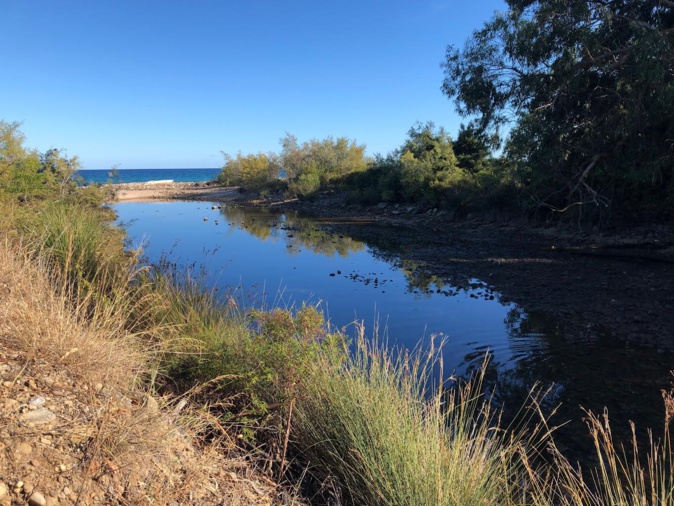 La photo du jour : le ruisseau de Chiola, comme une piscine à débordement