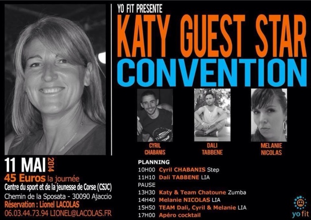 Convention free style Katy Gambini le 11 mai au CSJC d'ajaccio