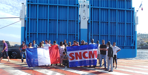 SNCM : Les marins CGT retardent l'embarquement du "Piana" à Bastia et manifestent à Ajaccio