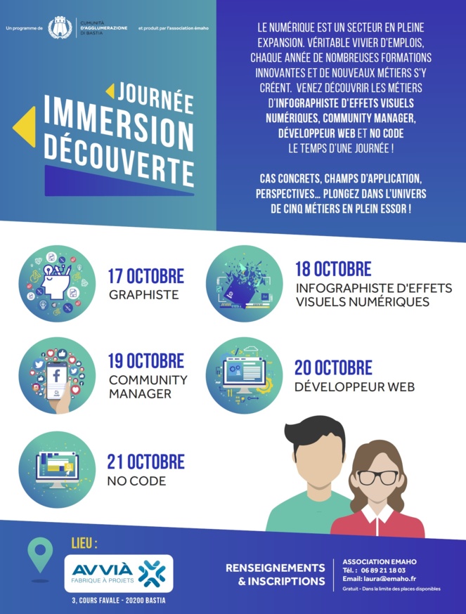 Bastia : Des journées d’immersion aux métiers du numérique