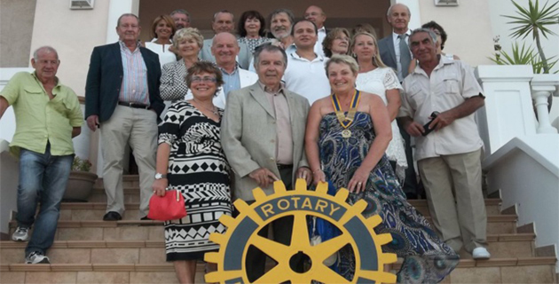 Danielle Lecomte succède à Pancrace Guglielmacci à la tête du Rotary Club Balagne