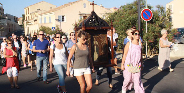 Procession, messe et veillée en ouverture du pèlerinage de Notre-Dame de la Serra à Calvi