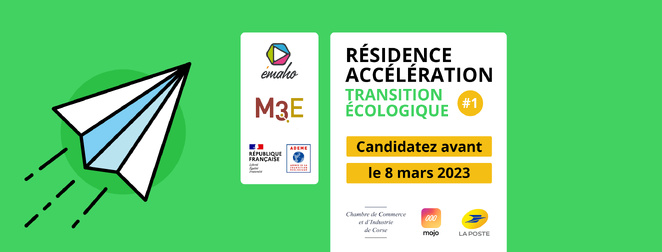 Résidence d'Accélération sur la transition écologique d'Emaho : les candidature sont ouvertes