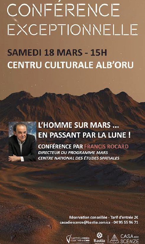 Bastia : « L’homme sur Mars… En passant par la lune ! »