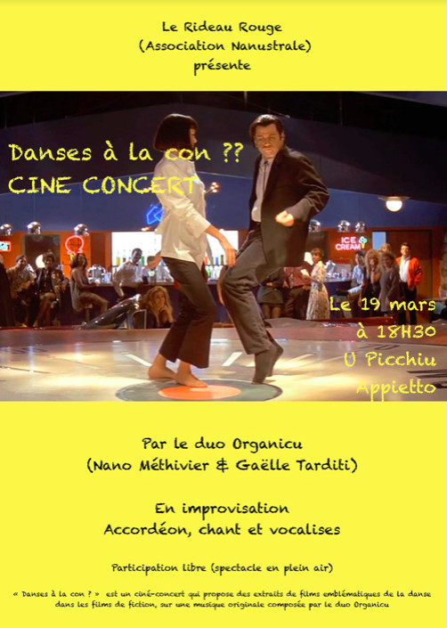 Appietto : un ciné-concert le dimanche 19 mars