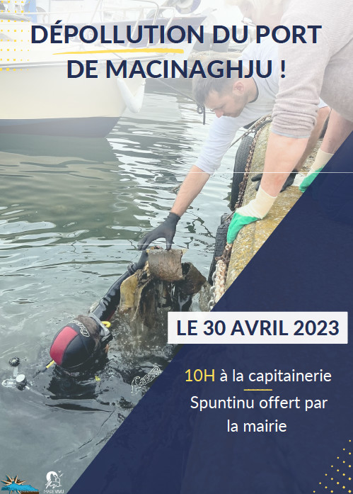 Macinaghju :  une action de dépollution du port ce dimanche