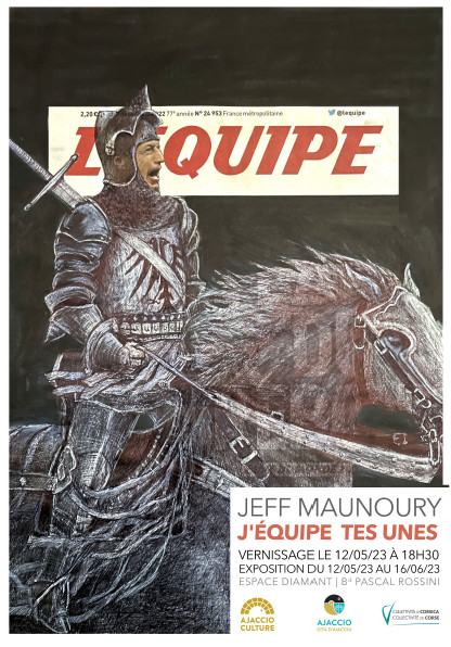 Jeff Maunoury, le dessinateur qui habille les unes de L'Équipe s'expose à Ajaccio