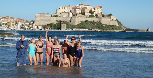 Baignade du nouvel an : A Calvi aussi