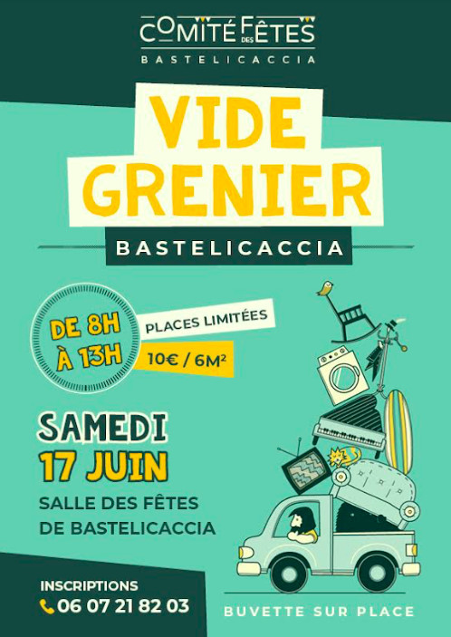 Bastelicaccia : un vide-grenier ce samedi 17 juin