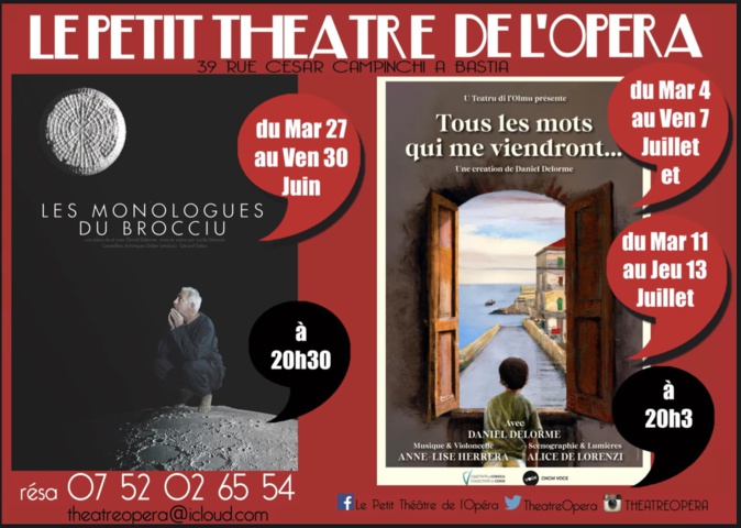 Bastia : Daniel Delorme à l’affiche du « Petit Théâtre de L'Opéra »