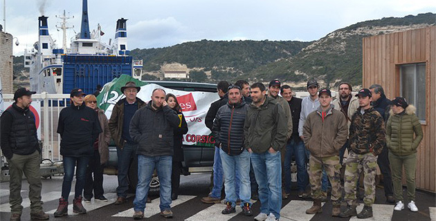 Les agriculteurs bloquent le port de Bonifacio : La peste porcine menace la Corse