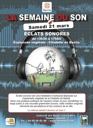 Bastia : "Eclats sonores" sur l'esplanade végétale du musée le 21 mars