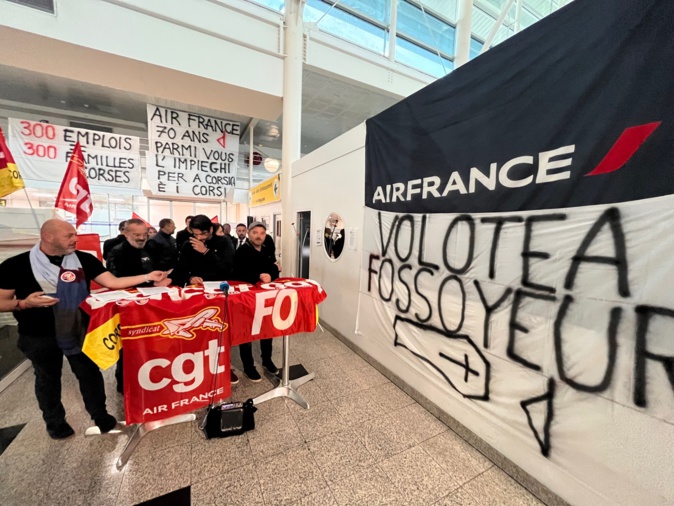 ​DSP aérienne Corse-Continent : Les salariés d’Air France se mobilisent
