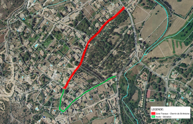 Création d'un réseau d'eau pluviale à Calvi : De travaux dans le quartier "Sugale"