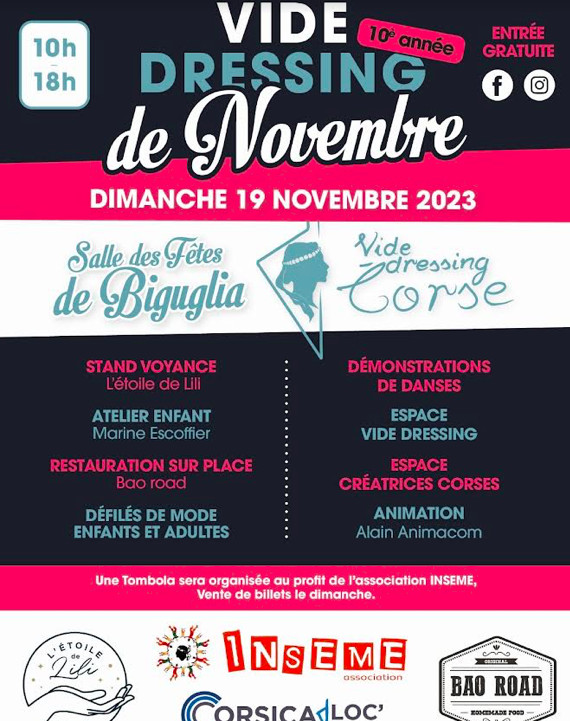 Vide-Dressing de Biguglia : L'événement shopping du 19 novembre