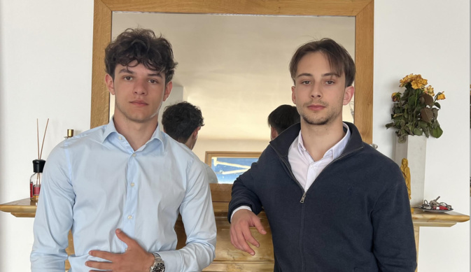 Cedric Mistrali, 20 ans et Paul-Francois Simoni, 19 ans
