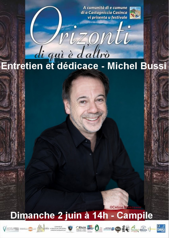 Rencontre avec Michel Bussi et dédicaces, dimanche 2 juin à Campile