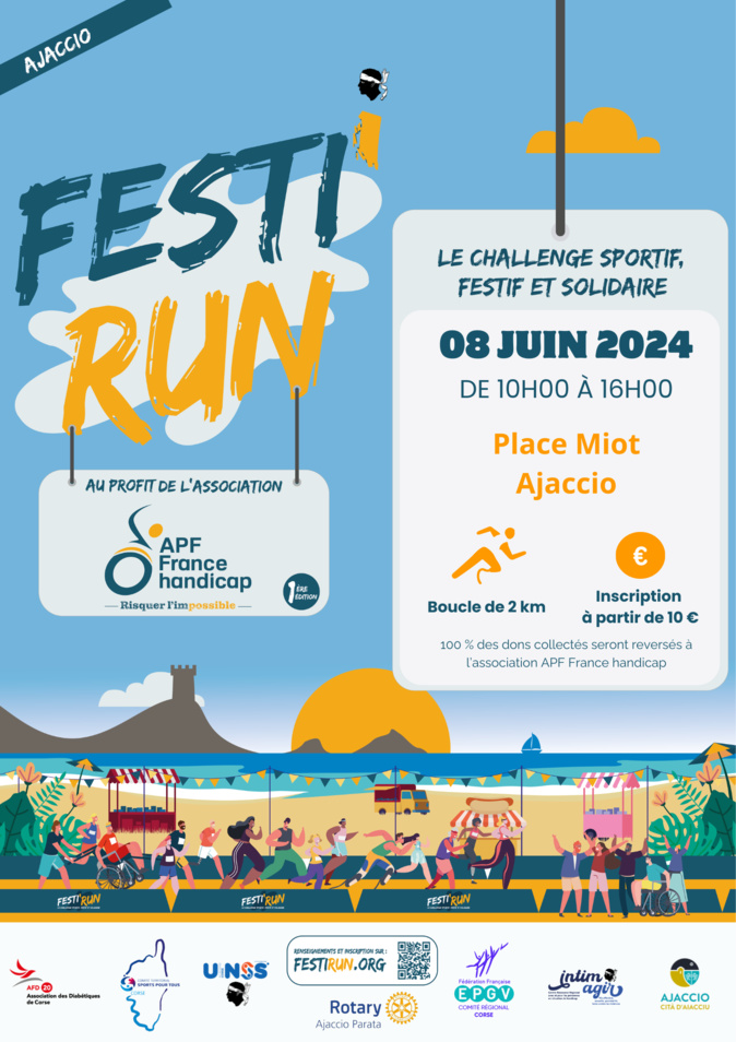 Festi’Run Ajaccio : une course solidaire pour soutenir le sport pour tous