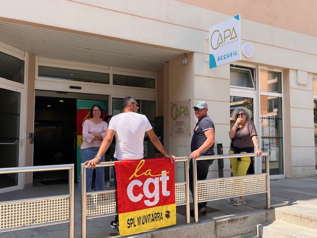 ​Difficultés à la SPL Muvitarra : la CGT occupe les locaux de la CAPA à Ajaccio