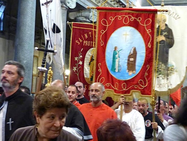 Rome :  De San Crisogono à la procession de la Madonna Fiumarola