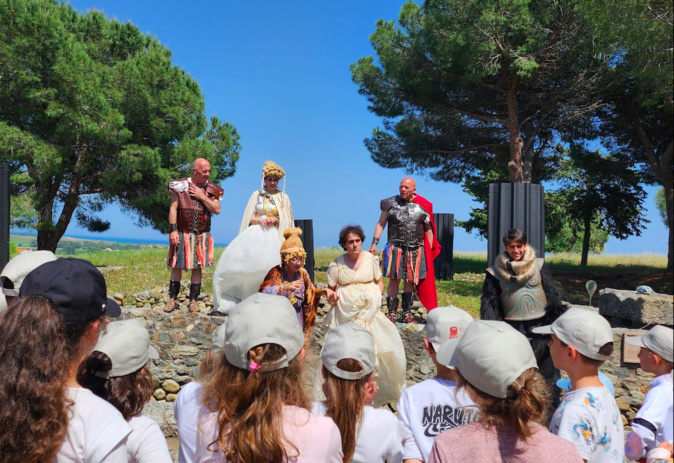 Les représentations du Festiv'Aleria Antica  se dérouleront du 5 au 12 juillet 2024, aux sites archéologiques d'Aleria. ©O.Furioso/TeatrEuropa