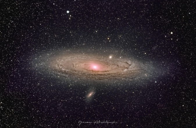 La galaxie d'Andromede. Photo Alexis Giacomoni