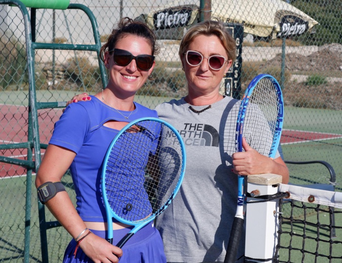 Tennis : Laetitia Tramoni et Damien Raiola vainqueurs à Bonifacio