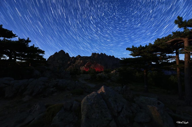 La photo du jour : Bavella sous le mouvement des astres