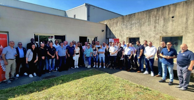 A l'abattoir de Ponte-Leccia, lors de la 50ème assemblée générale de la Fédération nationale des abatoirs (FNEAP), la première en Corse.