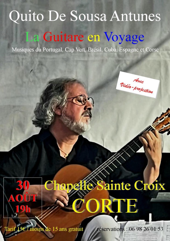 Voyage musical en guitare à l'église Sainte-Croix de Corte