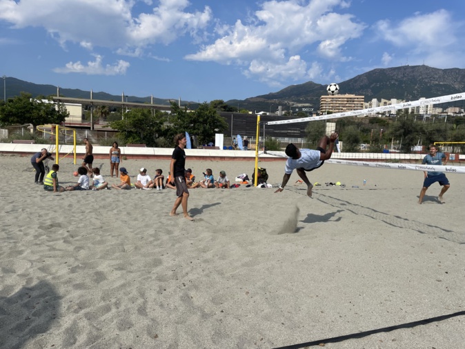 L'équipe autrichienne à l'entraînement