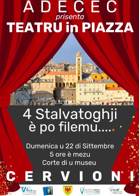 Teatru in piazza u 22 di settembre in Cervioni!